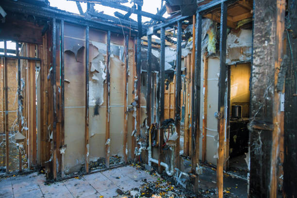 Professional Emergency Fire Cleanup technician working in Wrightstown, NJ